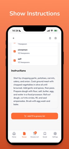 CookPrep AI: Grocery List screenshot