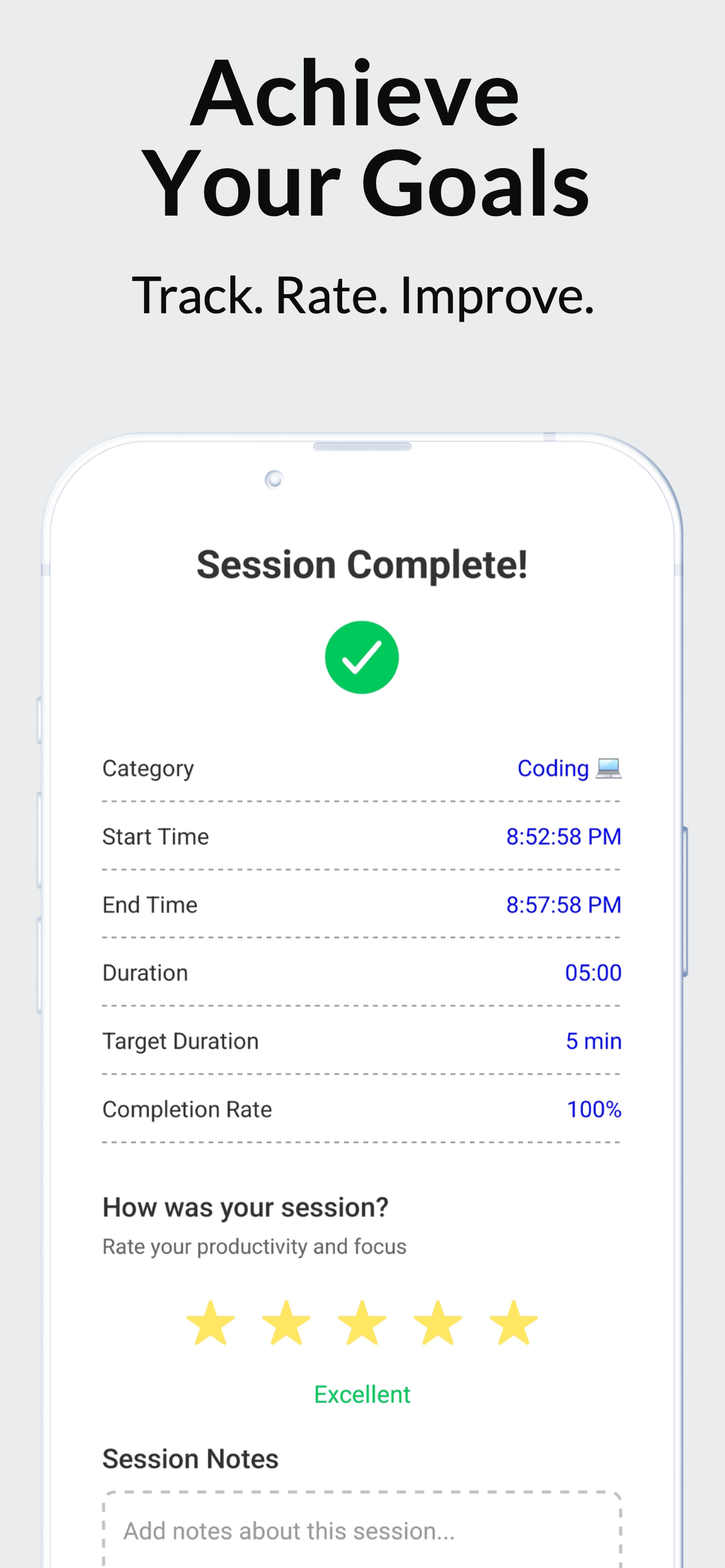 Sessions - Time Tracker