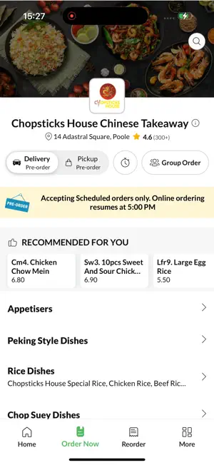 Chopsticks House Takeaway screenshot 2