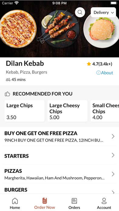 Dilan Kebab Havant Screenshot