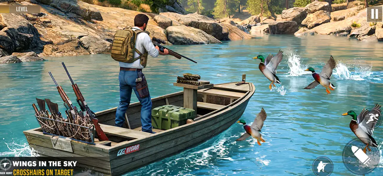 Screenshot #2 pour chasse au canard 3d - tir fps