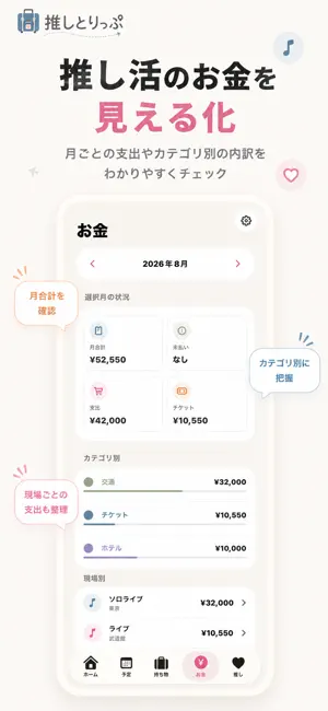 推しとりっぷ｜推し活・予定管理 screenshot 4