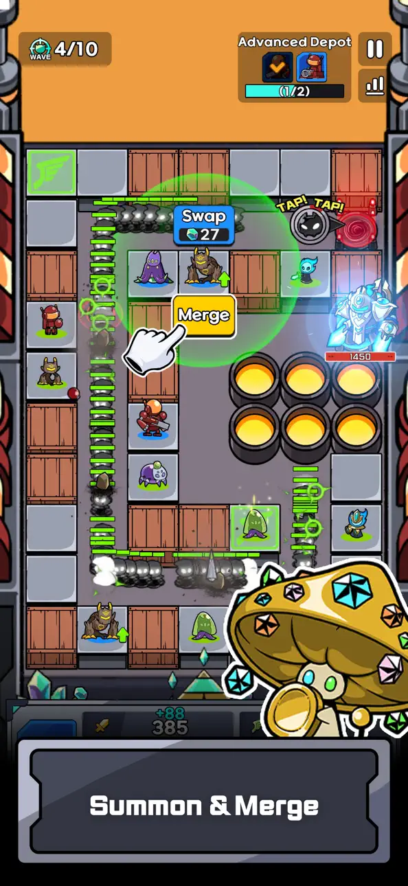 Star Defense: Alliance TD Hack screenshot 3 - iOS game interface