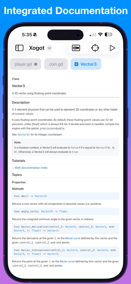 Xogot: Godot for iPad & iPhone screenshot 7
