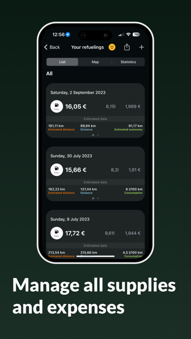 Motor bike Tracker - RideLog Screenshot