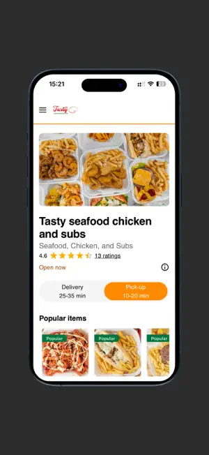 Tasty Seafood Chicken Subs EW screenshot 1