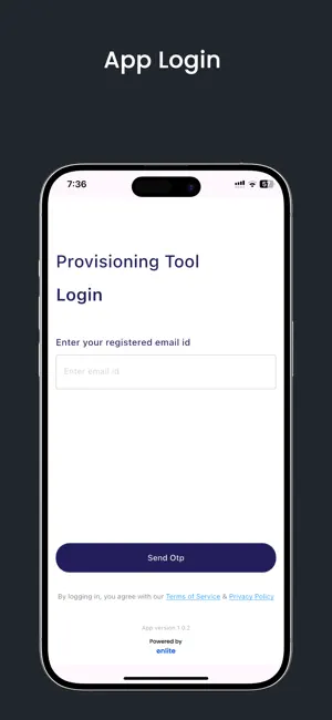 Provisioning Tool screenshot 2