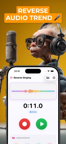 Reverse Audio: Flip & Sing Screenshot 1 of 4