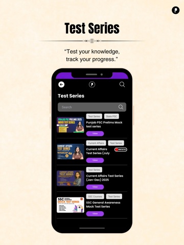 Parcham Classes iPad screenshot