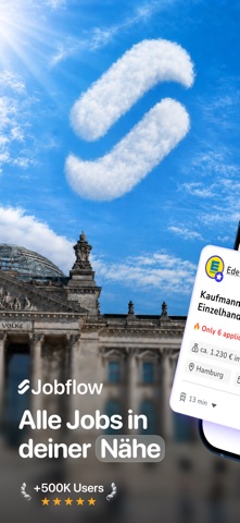 Jobflow – Jobs & Ausbildung iPhone screenshot 1