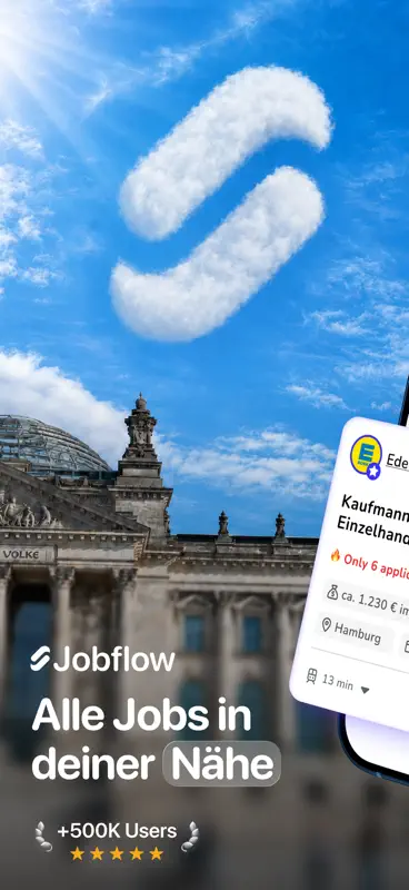 Jobflow – Jobs & Ausbildung screenshot 1 of 8