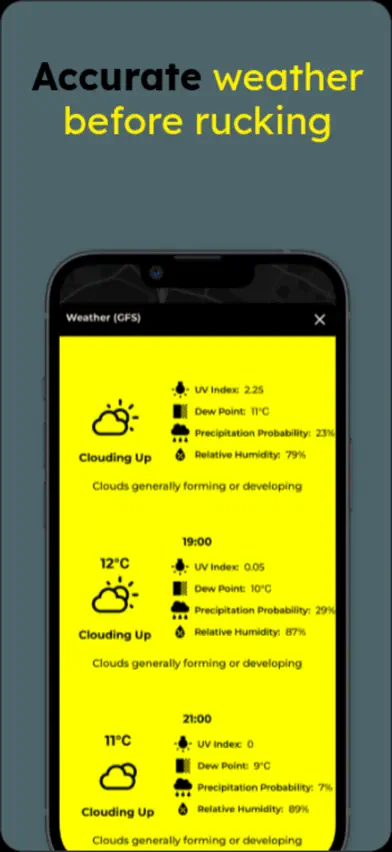 Rucker, the rucking app screenshot 4