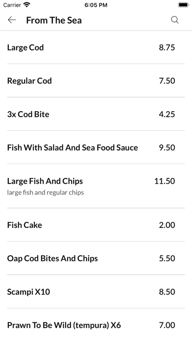 Rose Fish Bar Screenshot