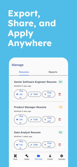 Resume Score Screenshot 7 of 8