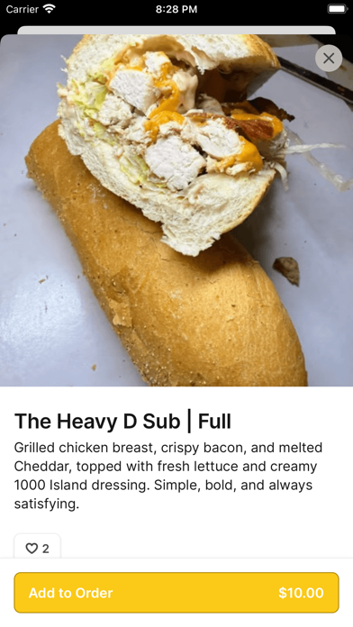 Joe Beez iPhone screenshot 4 - Food & Drink app