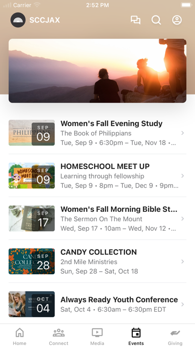 Sunrise Community Church JAX iPhone screenshot 4 - Education app