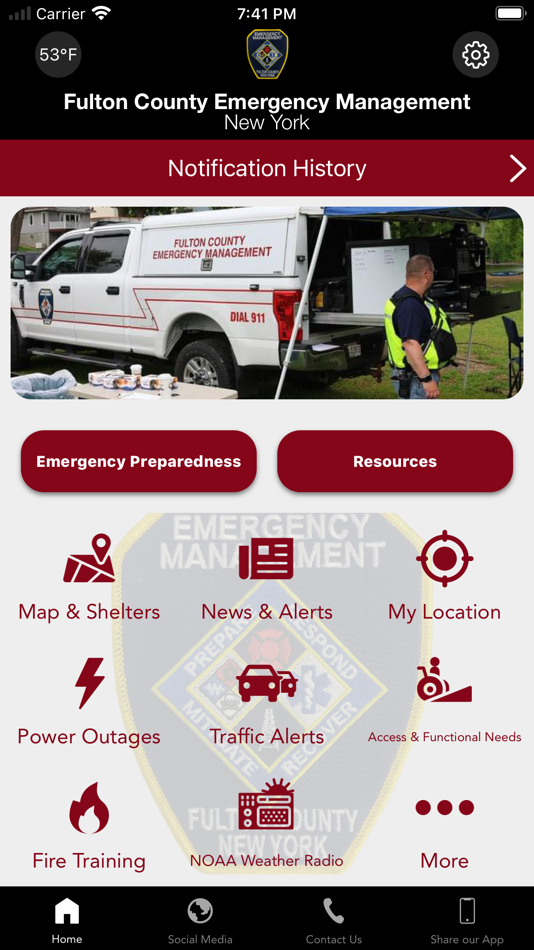 #2. Fulton County EMO (iOS) 由: Fulton County New York Emergency Management