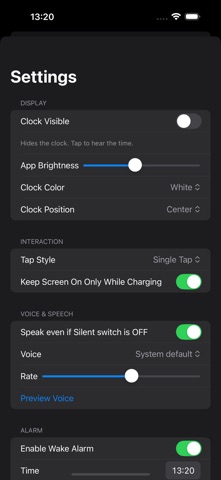 TapTime: Night Clock screenshot