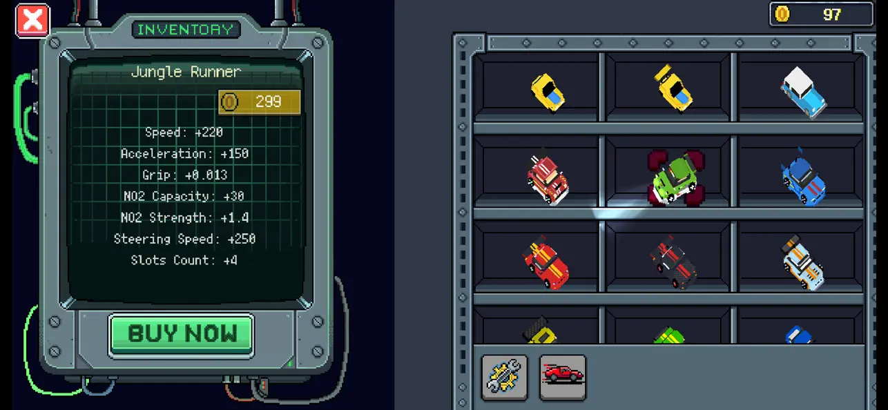 Screenshot #2 pour Pixel Drift Rally