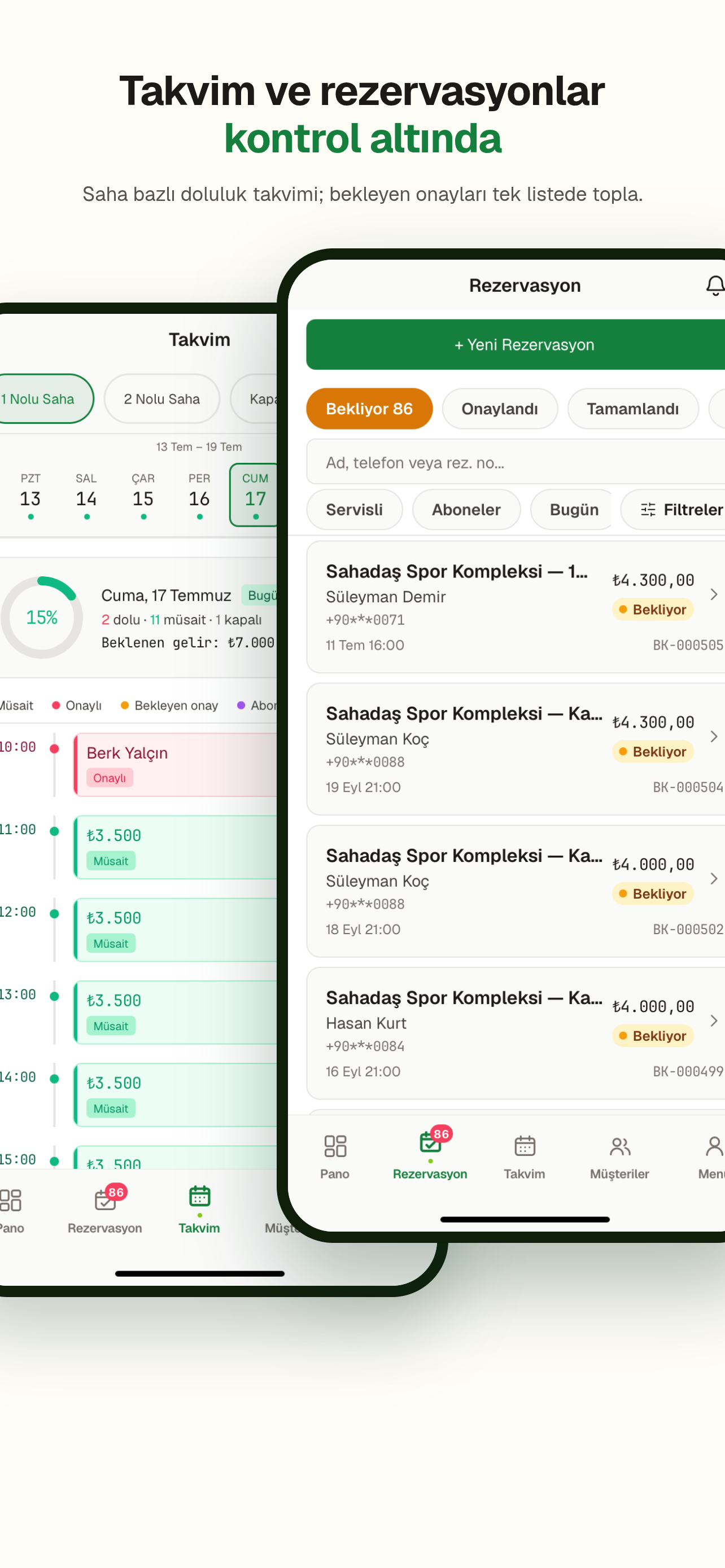 Sahadaş: Halı Saha Rezervasyon screenshot 9