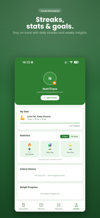 NutriTrace App Screenshot 7 of 7