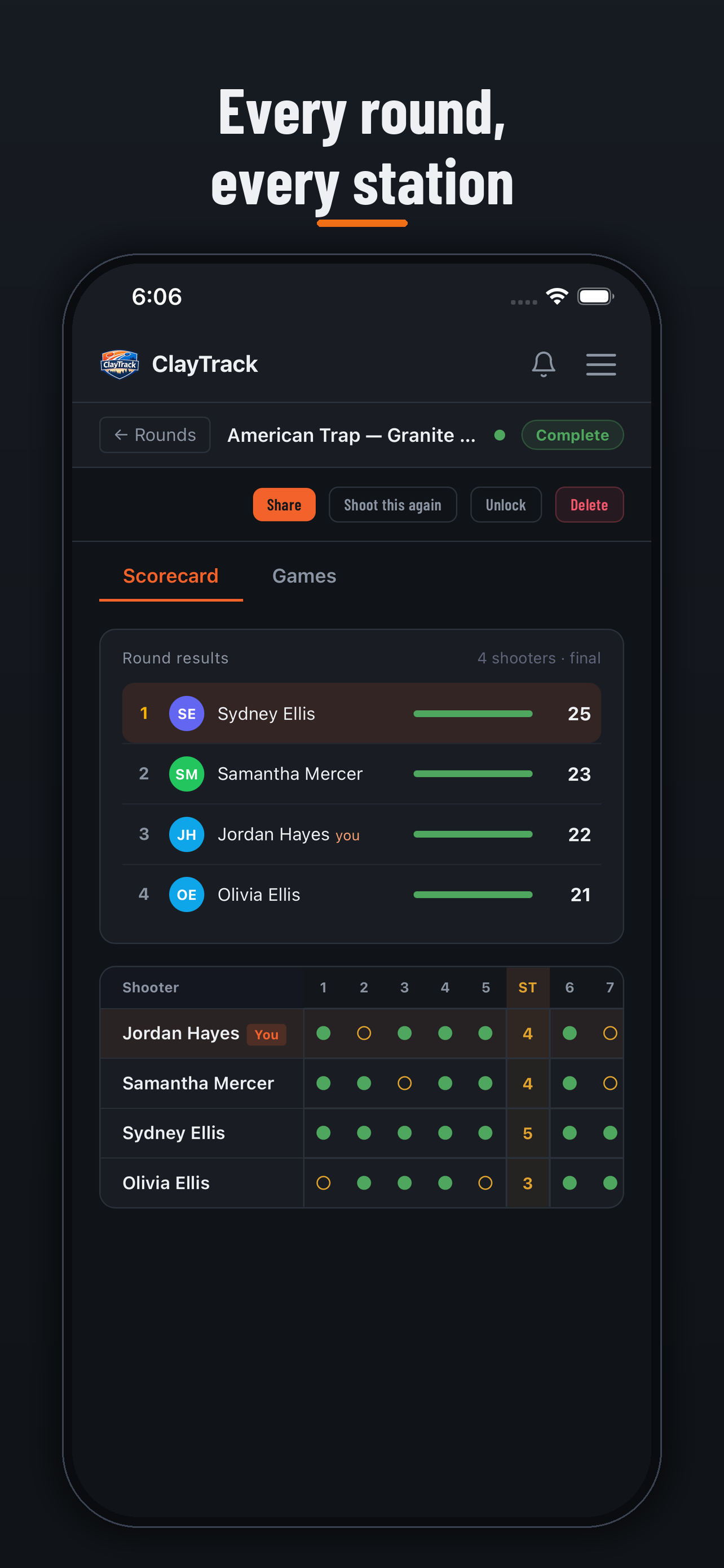 ClayTrack Scorekeeper screenshot 3