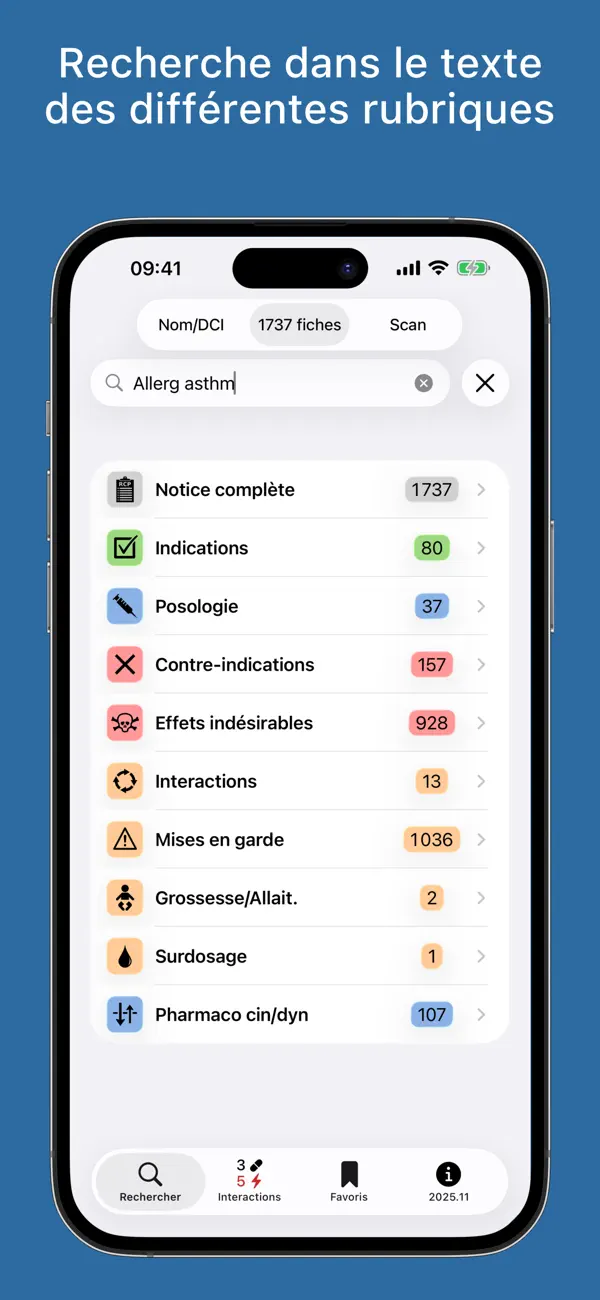 Screenshot #3 pour Médicaments