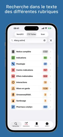 Captura de pantalla de Médicaments en iPhone 3