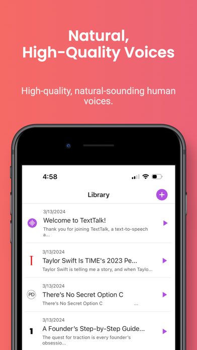 TextTalk: Text to Audio Screenshot