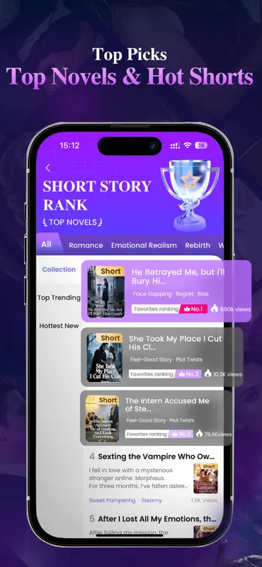 MegaNovel - fiction & webtoon screenshot 5 of 7
