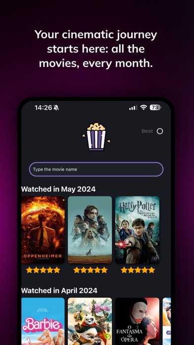 Watchfolio: Movie Tracker Screenshot