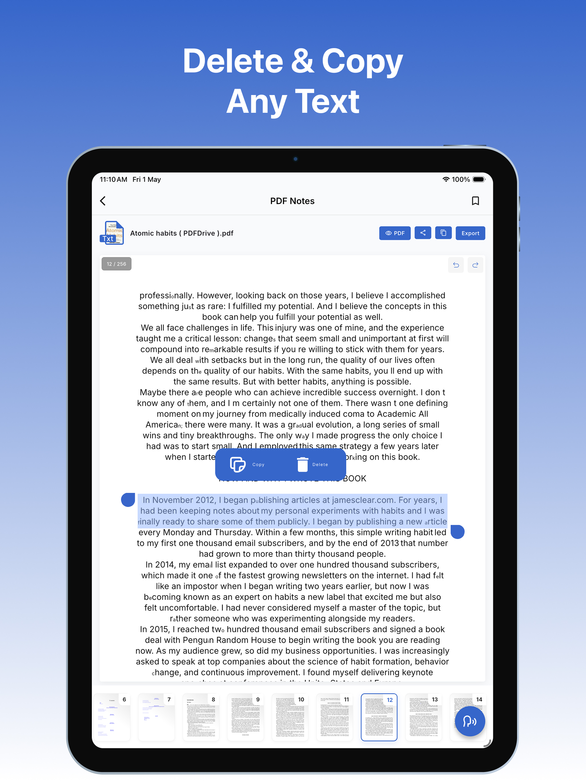 Textify: PDF to Text Notes