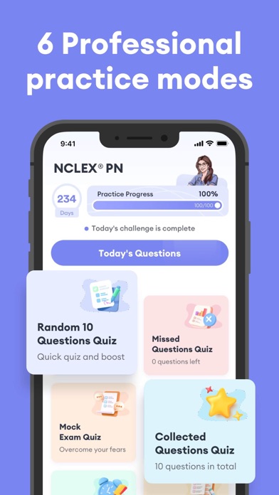NCLEX PN Exam Practice 2025 Screenshot