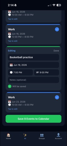 Shared Calendar - Loop screenshot