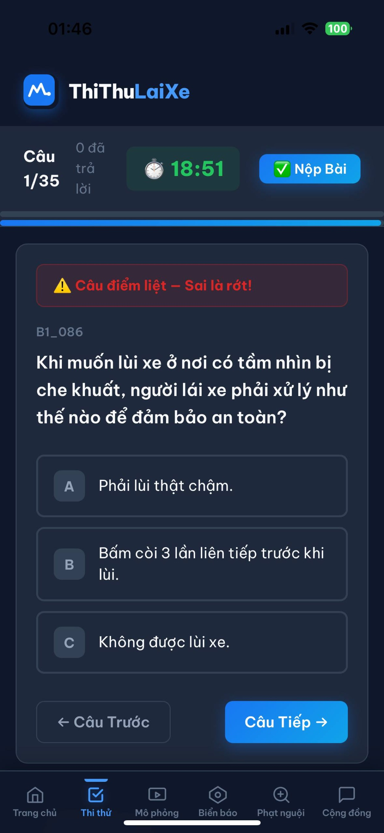 Học Lái Xe - ThiThulaixe.vn screenshot 2