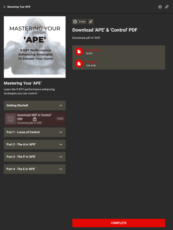 Winning Edge Academy iPad screenshot 3 - Sports app