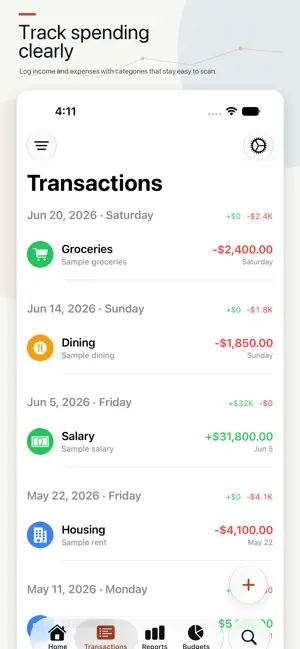 Daily Sum: Money Tracker screenshot 2