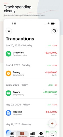 Daily Sum: Money Tracker Screenshot 2 of 5
