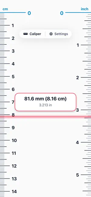 Ruler: CM, MM & Inches screenshot 2