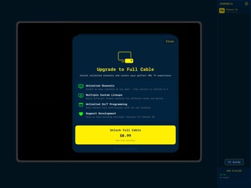 Channel 90: Retro TV Player iPad screenshot