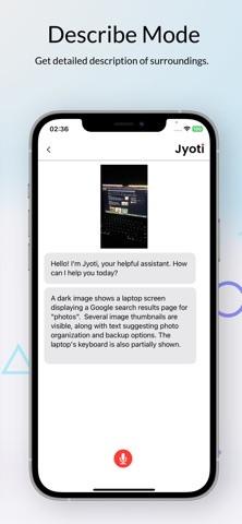 Jyoti AI - Assistant for Blind screenshot
