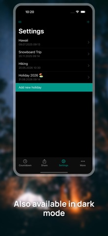 Countdown for Vacation/Holiday Screenshot 6 of 6