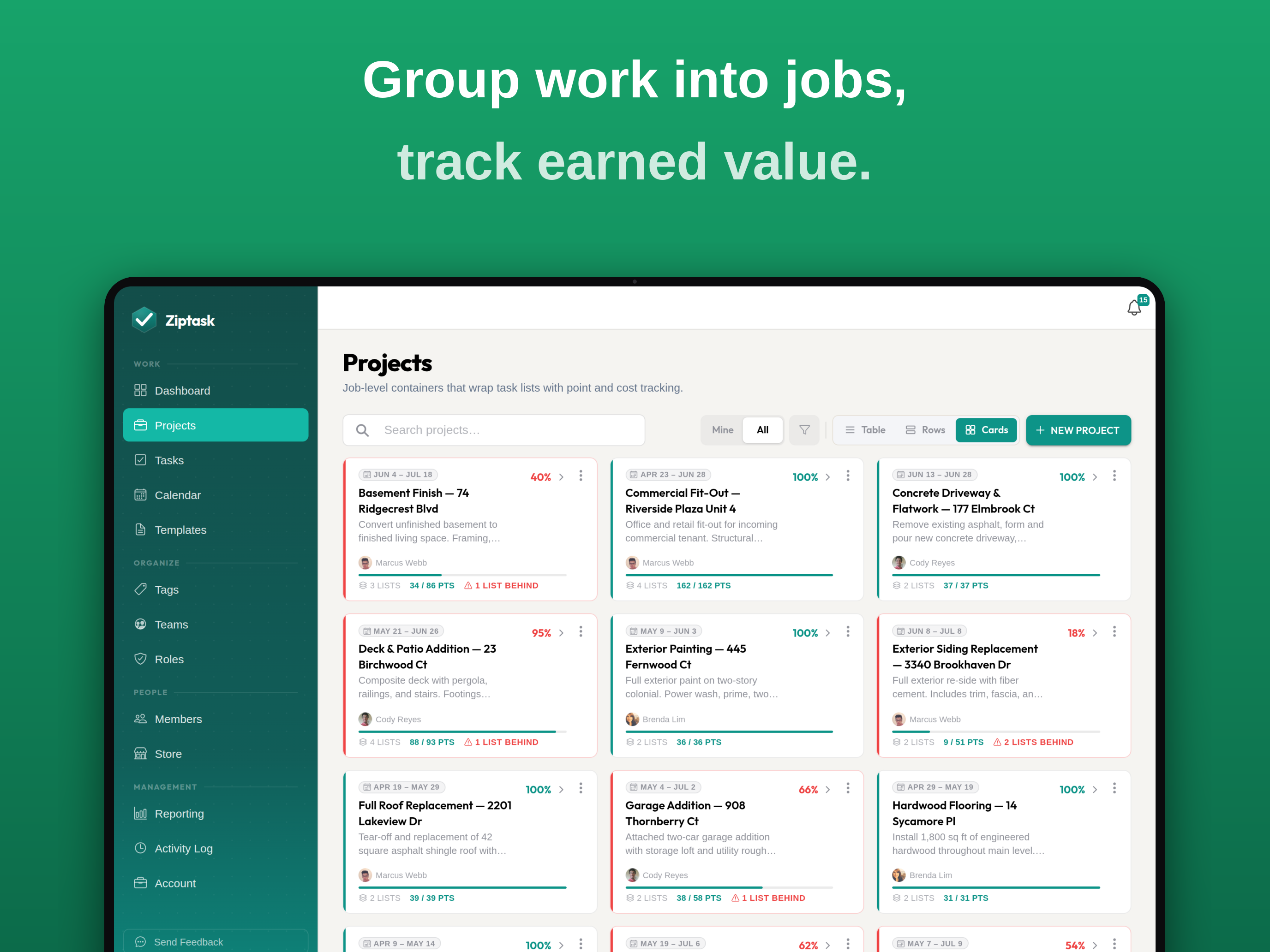 Ziptask: Team Task Checklist screenshot 12