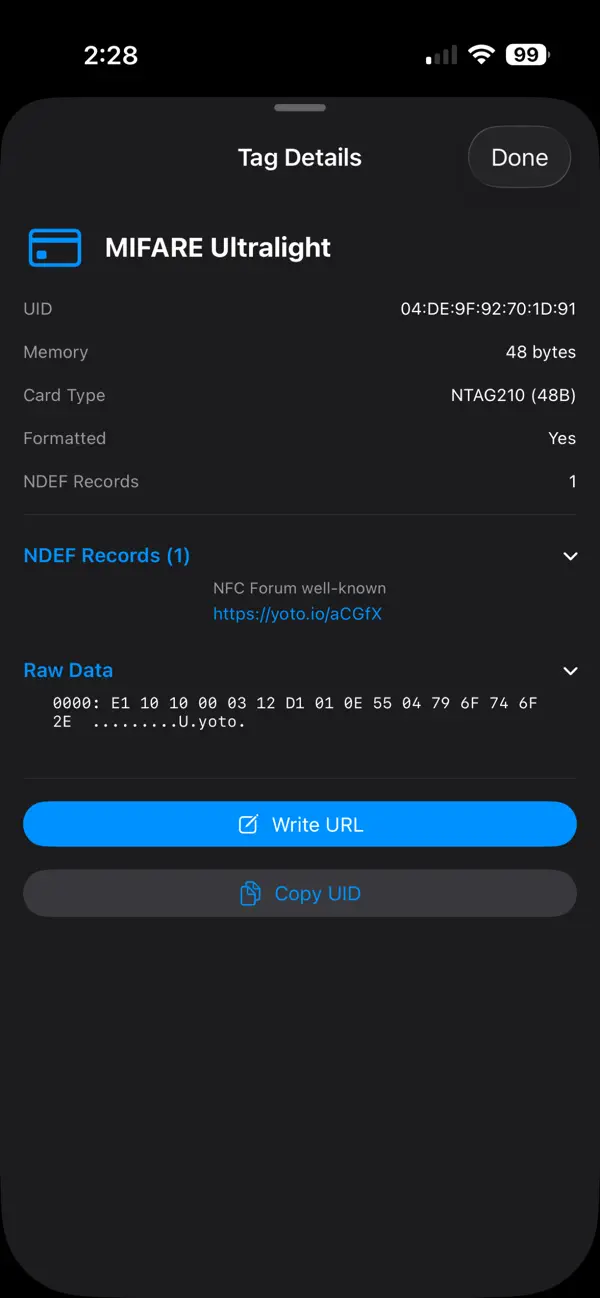 Screenshot #3 pour NFCUtil