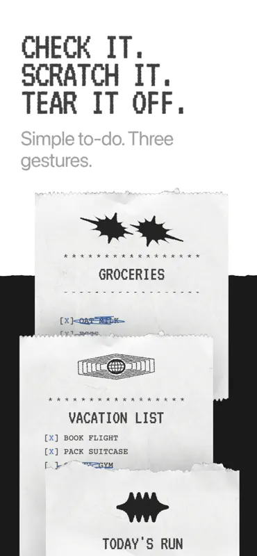 To Do Receipt: Simple List screenshot 3 of 6