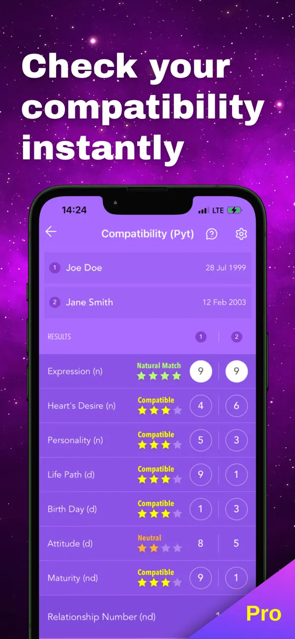 Screenshot #2 pour Pocket Numerology Pro