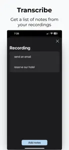 Audio to text converter - AI screenshot #3 for iPhone