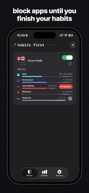 Habits First screenshot 2