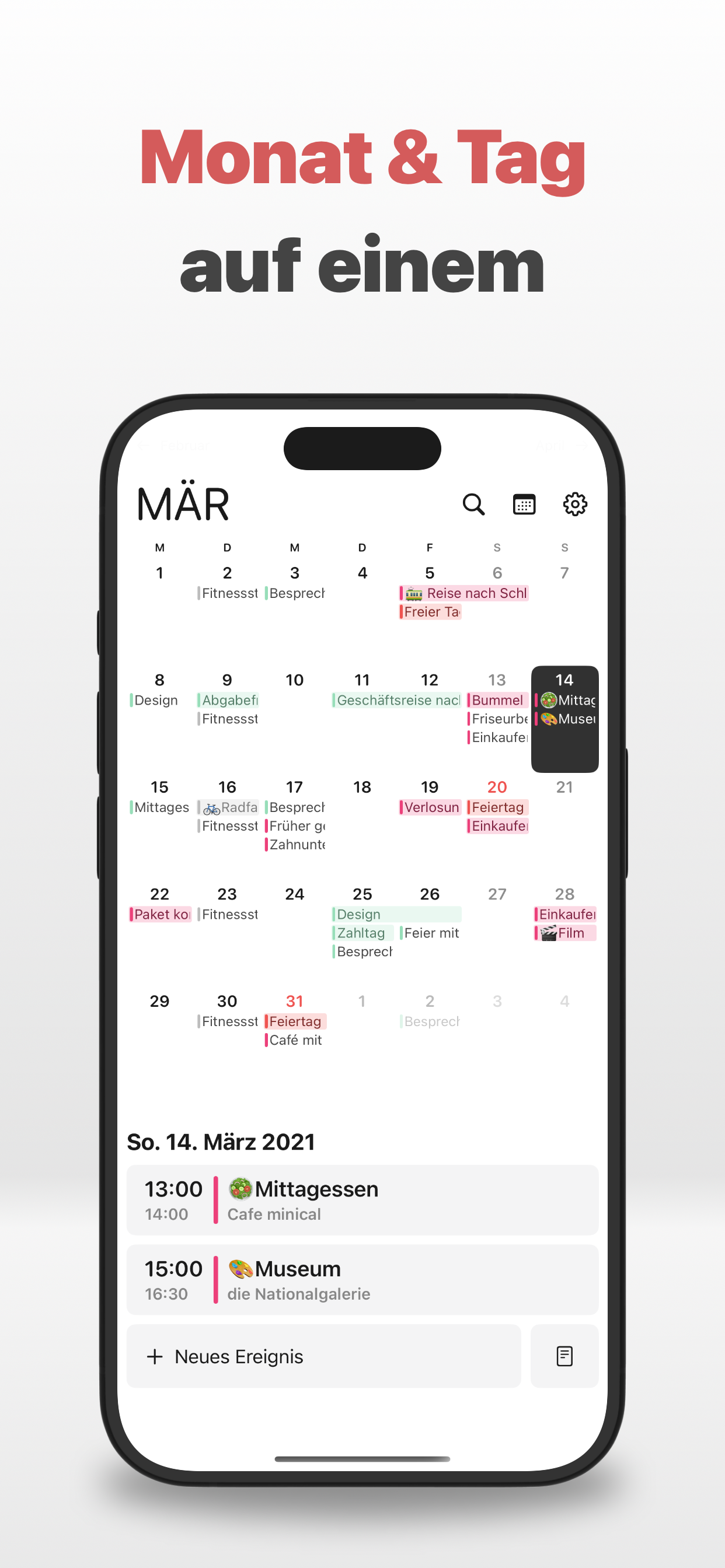 minical - Kalender und Planer