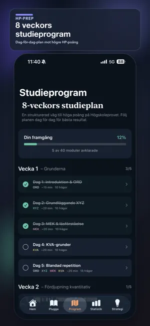 Högskoleprovet - HP prep screenshot 4